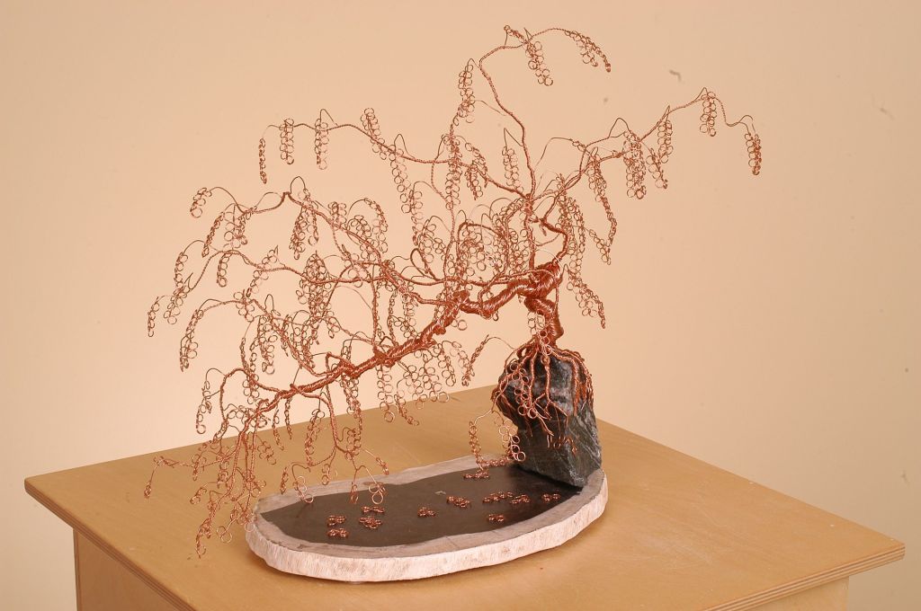 Copper wire crafts, Wire art sculpture, Copper wire art