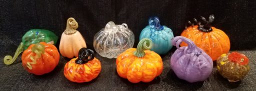 blown glass pumpkins