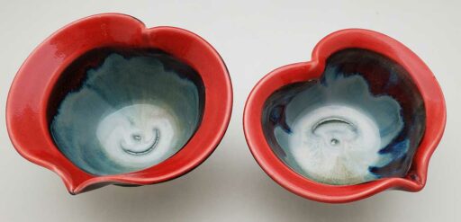 Tony Bledsoe heart pottery