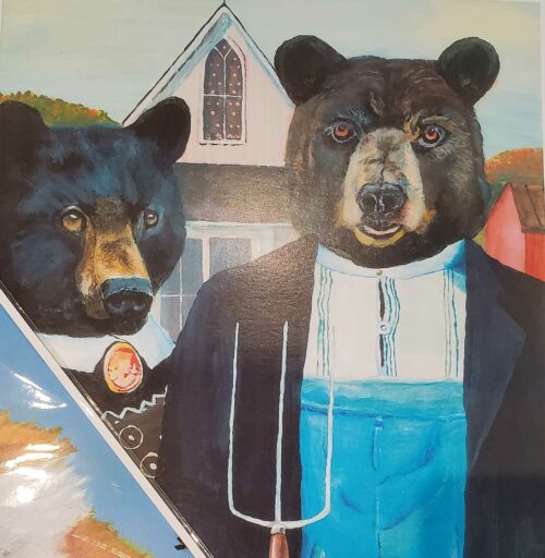 Bear Art - Ma & Pa Black Bear - Melanie Christian